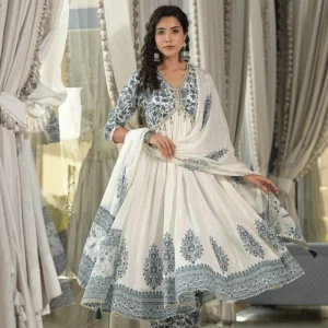 Alia Cotton Flair Kurti