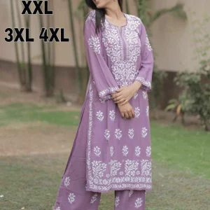 Chikankari Kurti Set