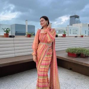 Digital Print Saree