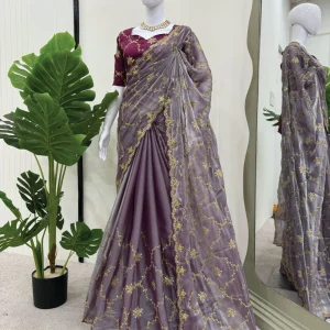 Mono Benglori Designer Saree