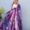 Organza Taby Silk Gown
