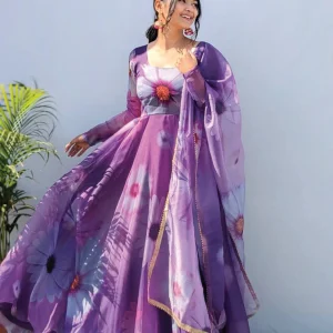 Organza Taby Silk Gown