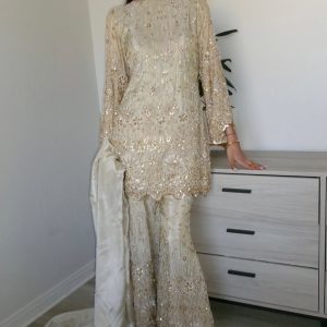 Designer Kurta Plazzo and Duppatta Set