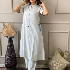 South Cotton Aline Kurta Set