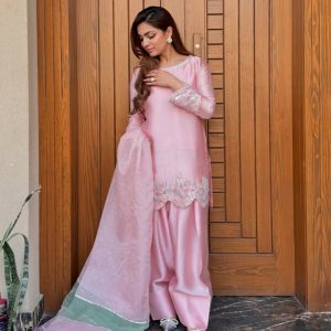 Farshi Shalwar Kurti with Dupatta Set