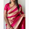 Banaras Soft Semi-Katan Silk Saree