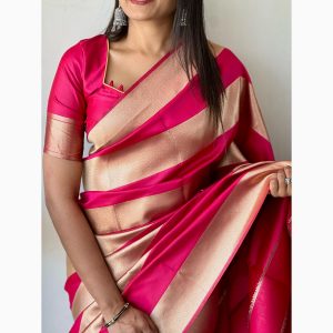 Banaras Soft Semi-Katan Silk Saree