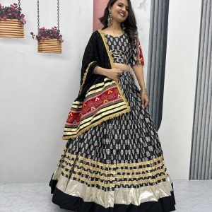 Navaratri Special Rayon Cotton Lehanga Choli