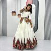 Navaratri Special Gamathi Work Lehenga choli*